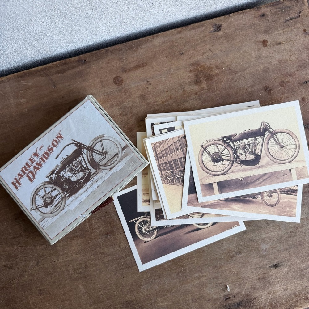 1999 Harley postcards
